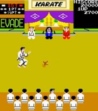 une photo d'Ã©cran de Karate Champ sur Arcade